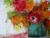 Blumenstrauß, Aquarell auf Leinwand 2008, 30 x 40 cm